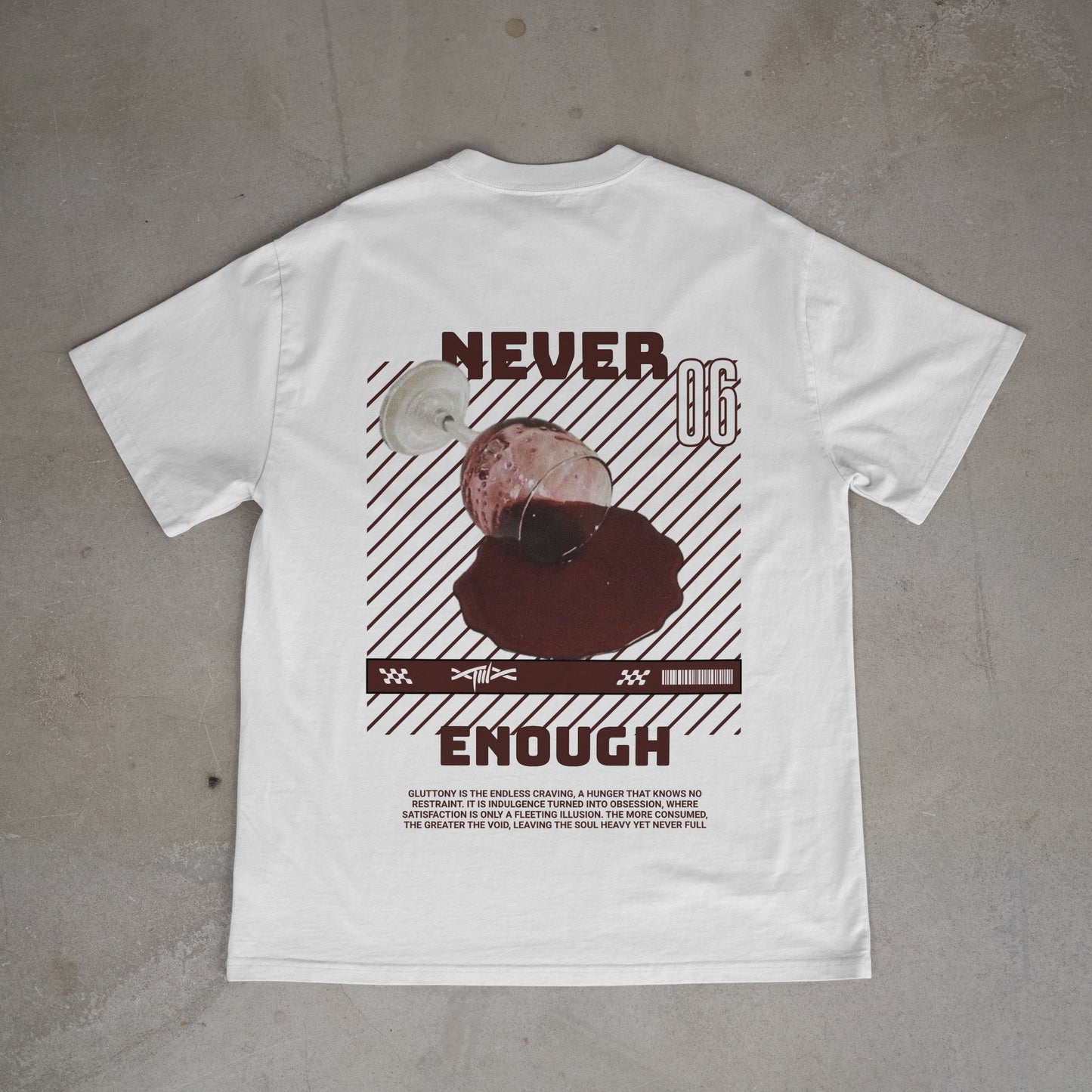 GLUTTONY – Seven Deadly Sins Oversized Tee