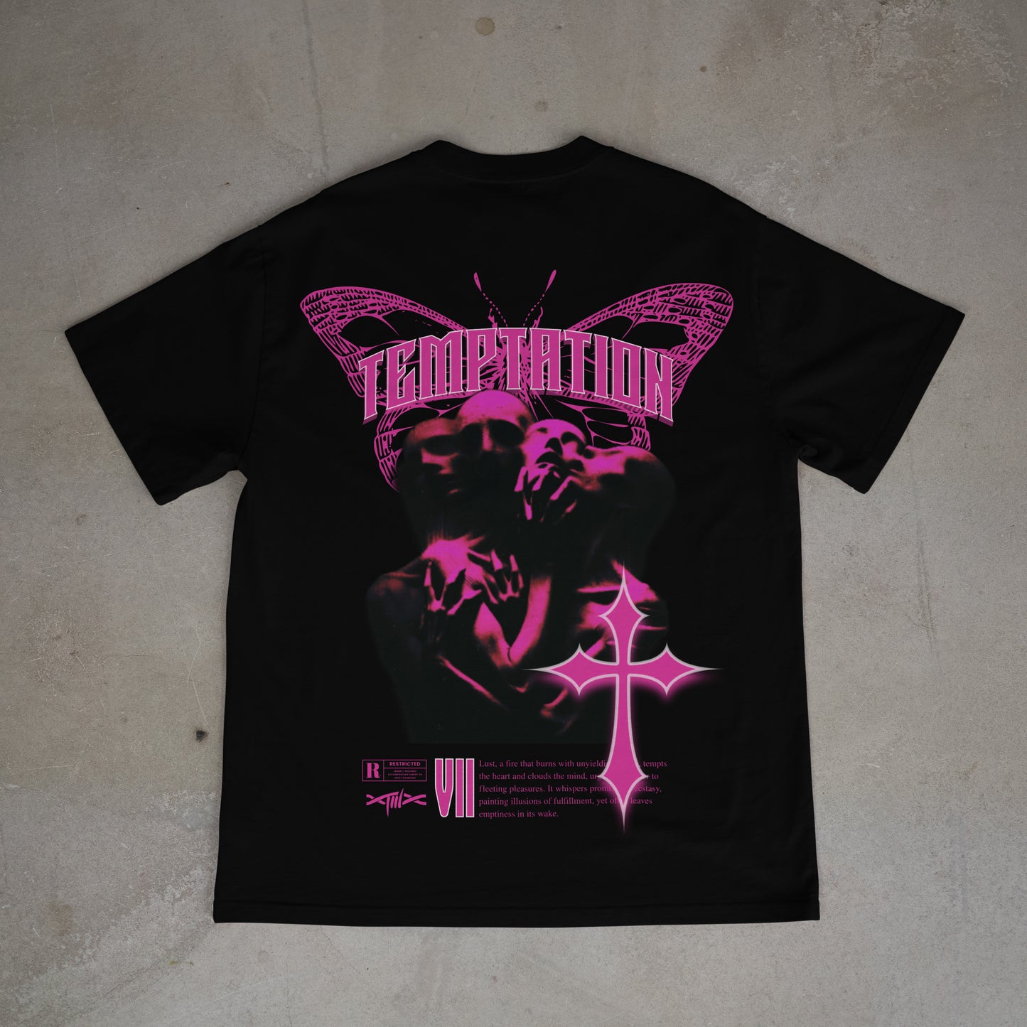 LUST – Seven Deadly Sins Oversized Tee